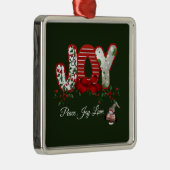 クリスマス・ジョイ メタルオーナメント (右)