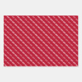 クリスマス・ジョイ ラッピングペーパーシート (正面3)