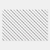 クリスマス・ジョイ ラッピングペーパーシート (正面)