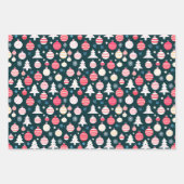 クリスマス・ジョイ ラッピングペーパーシート (正面2)