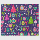 クリスマス・ジョイ ラッピングペーパー (フラット)