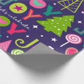 クリスマス・ジョイ ラッピングペーパー (角)