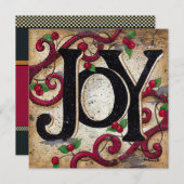 クリスマス·ジョイ~招待状 招待状 (正面/裏面)
