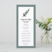 クリスマス・ジョイ 水彩冬の結婚式|水彩 プログラム (スタンド正面)