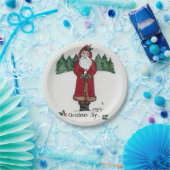 「クリスマス・ジョイ」父のクリスマスとハト ペーパープレート (パーティー)