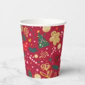 クリスマス・ジョイ 紙コップ (裏面)