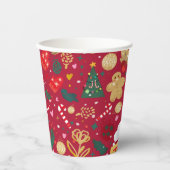 クリスマス・ジョイ 紙コップ (正面)
