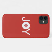 クリスマス ジョイ 赤 iPhone 11 カーケース Case-Mate iPhoneケース (裏面(横))