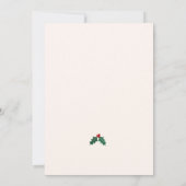 クリスマス ジングル ミングル パーティー招待状 (裏面)