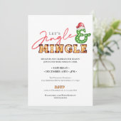 クリスマス ジングル ミンゲル マーキー ホリデー シーズン 招待状 (スタンド正面)