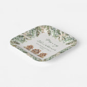 クリスマス・ジンジャーパン ペーパープレート (傾斜あり)