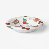 クリスマス・ジンジャーパン ペーパーボウル (傾斜あり)