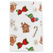 クリスマス・ジンジャーパン ミディアムペーパーバッグ (正面)