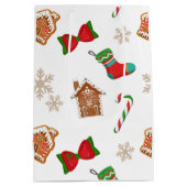 クリスマス・ジンジャーパン ミディアムペーパーバッグ (裏面)