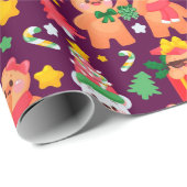 クリスマス・ジンジャーパン ラッピングペーパー (ロールコーナー)