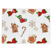 クリスマス・ジンジャーパン ラージペーパーバッグ (裏面)