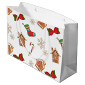 クリスマス・ジンジャーパン ラージペーパーバッグ (裏面アングル)