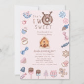 クリスマス・ジンジャーパン |第2誕生日 招待状 (正面)