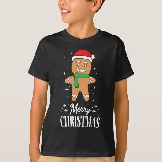 クリスマス・ジンジャーパン Tシャツ (正面)