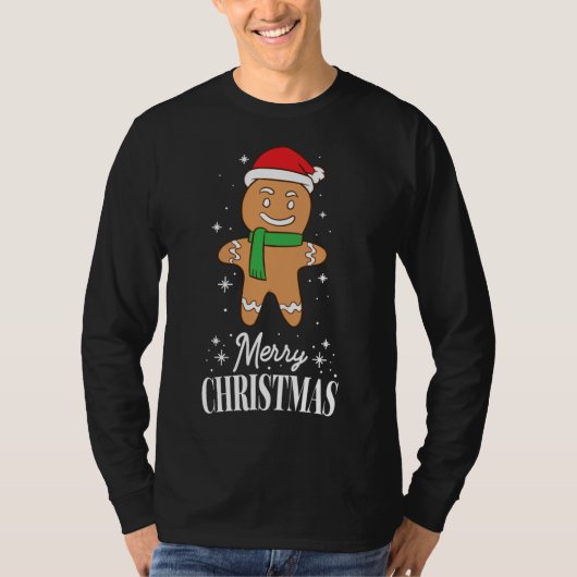 クリスマス・ジンジャーパン Tシャツ (正面)
