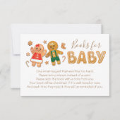 クリスマス・ジンジャーブレッド・クッキー性別がシャワーを明らかにする 招待状 (正面)