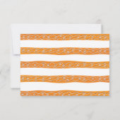 クリスマス・ジンジャーブレッド・クッキー性別がシャワーを明らかにする 招待状 (裏面)