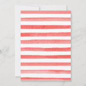 クリスマス・ジンジャーブレッド・ハウス飾り付けパーティー 招待状 (裏面)