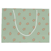 クリスマス・ジンジャーブレッド・ボーイ ラージペーパーバッグ (裏面)