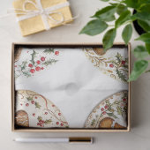 クリスマス・ジンジャーマン・ラウンド 薄葉紙 (ギフト)