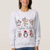 クリスマス スウェットシャツ (正面)