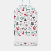 クリスマス・スカンジナビアの贈り物ラベル ギフトタグ (裏面)