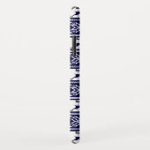 クリスマス、スカンジナビアフォークブルー&ホワイト Case-Mate iPhoneケース (裏面/右)