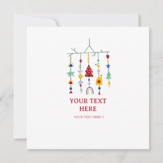 クリスマス スカンディ ミニマル シンプル ホリデー (正面)