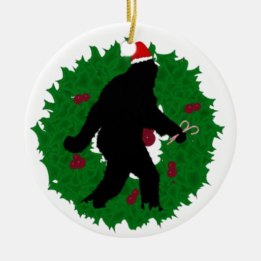 クリスマス・スクアチン セラミックオーナメント (正面)