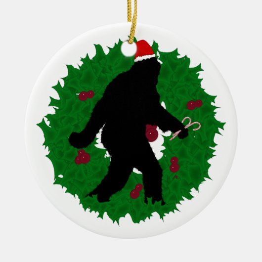 クリスマス・スクアチン セラミックオーナメント (正面)