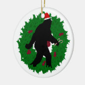 クリスマス・スクアチン セラミックオーナメント (左)