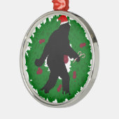クリスマス・スクアチン メタルオーナメント (左)