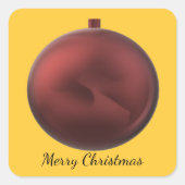 クリスマス スクエアシール (正面)