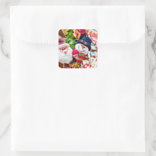 クリスマス スクエアシール (バッグ)