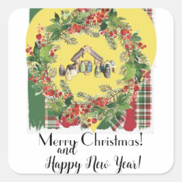 クリスマス! スクエアシール