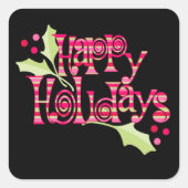 クリスマス スクエアシール (正面)