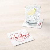 クリスマス スクエアペーパーコースター (インサイチュ)