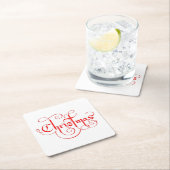 クリスマス スクエアペーパーコースター (インサイチュ)