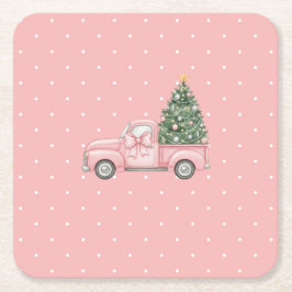 クリスマス スクエアペーパーコースター
