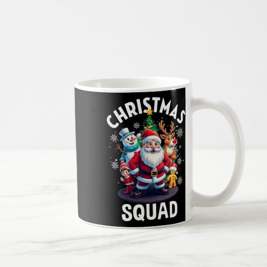 クリスマス スクワッド ナイス コーヒーマグカップ (右)