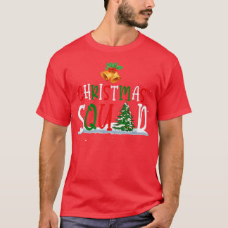 クリスマス スクワッド 面白い クリスマス ツリー ファミリー お揃いのパ Tシャツ