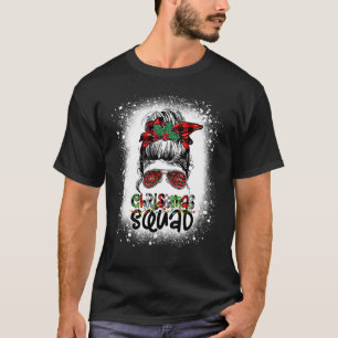 クリスマス・スクワッド Xmas ツリー ライト レオパード メッシー・バン Tシャツ