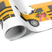 クリスマス·スクール·チルドパーソナライズされたレンズ ラッピングペーパー (ロールコーナー)