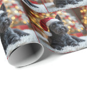 クリスマス・スコティッシュ・テリア・オンファー ラッピングペーパー (ロールコーナー)