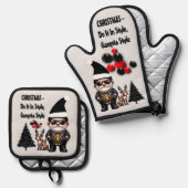 クリスマス – スタイルで行う，ギャングスタイル | 鍋つかみ&鍋敷きセット (正面/裏面)